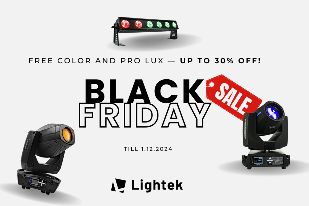 Black Friday Deals at FREE COLOR and PRO LUX – Up to 30%