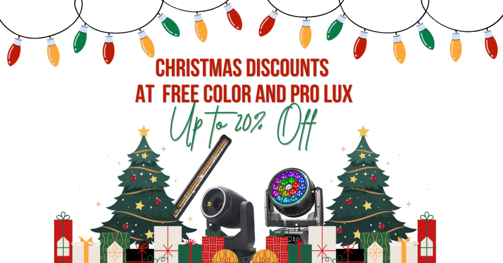 Christmas Discounts at FREE COLOR and PRO LUX – Up to 20%