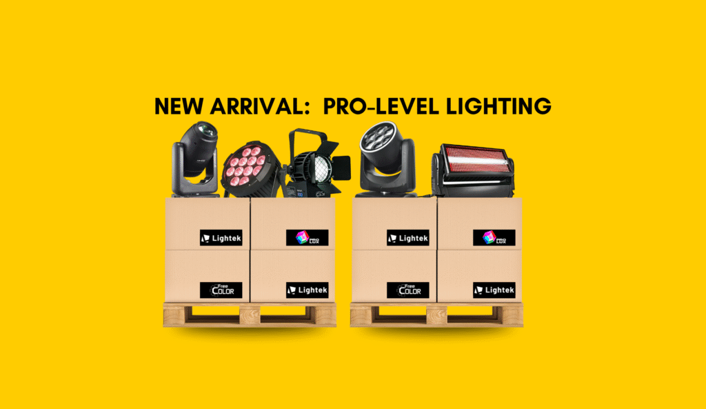NEW ARRIVAL:  Pro-level lighting